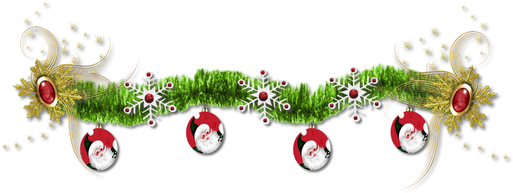 Guirlande Noel Rouge Png - Christmas Ornament (1059x449), Png Download