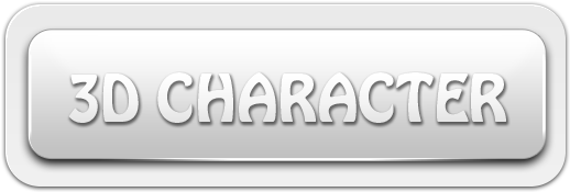 3d Character - Monochrome (520x280), Png Download