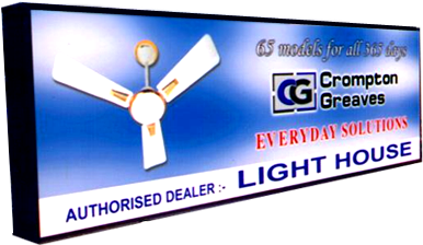 Glow Sign Board Services - Glow Sign Board Samples (387x370), Png Download