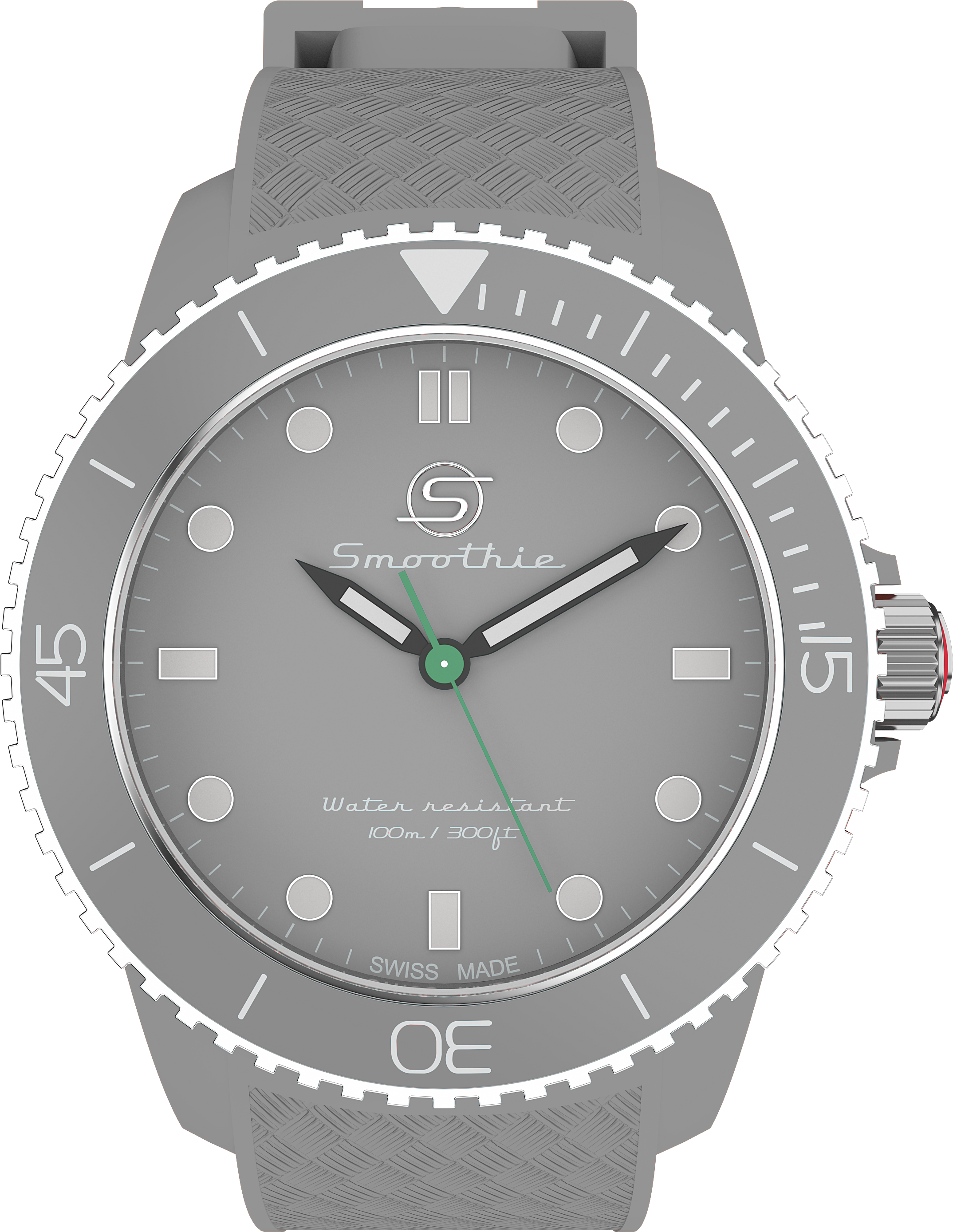 Grey Swiss Wrist Watch With Time Indicating - Al 281by3v4b (3000x3000), Png Download