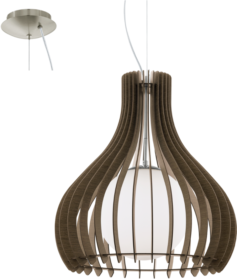 Lampara Colgante De Techo - Wooden Pendant Lights Uk (1000x1000), Png Download