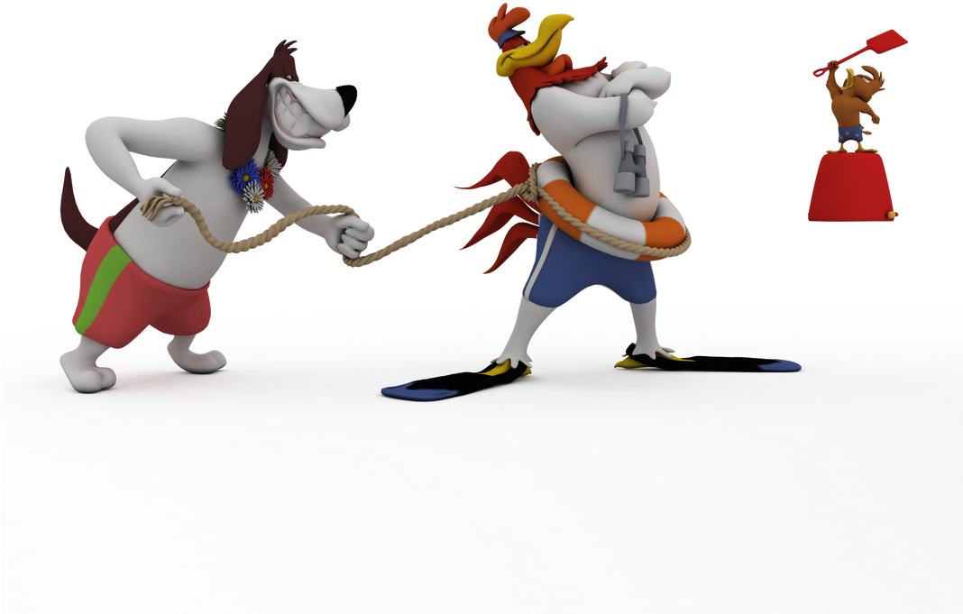 Actual-size 3d Characters Sculpts - Cartoon (1067x800), Png Download