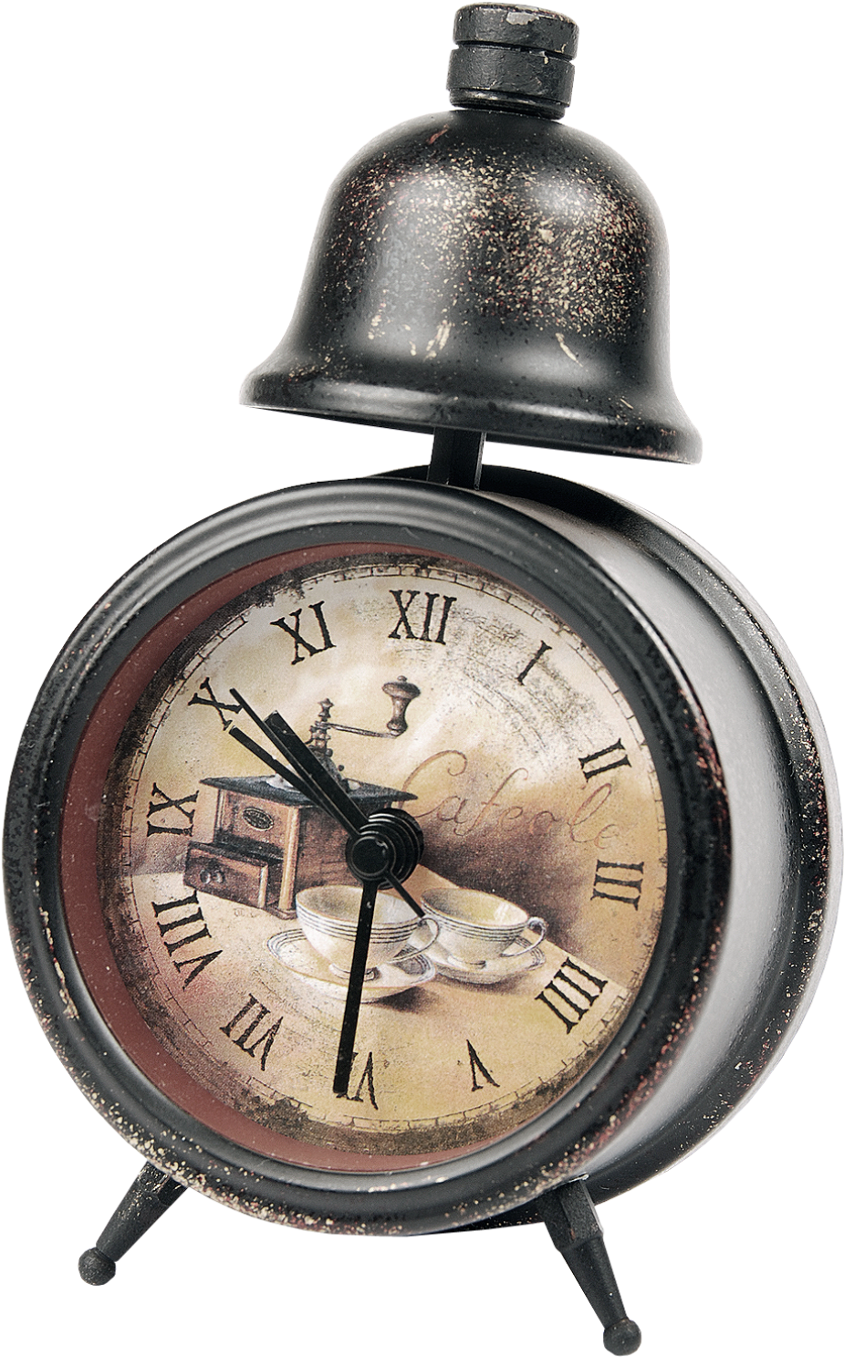 Pintado A Mano De Un Antiguo Reloj Despertador Png - Portable Network Graphics (1024x1586), Png Download