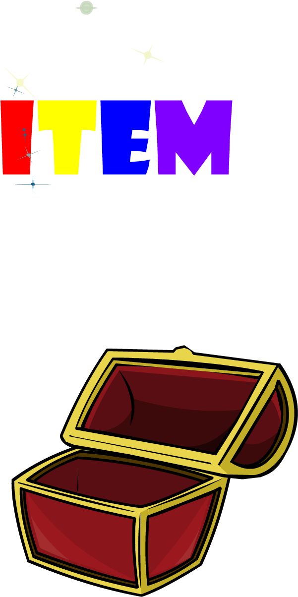 Puffle Digging Treasure Box Item (650x1253), Png Download