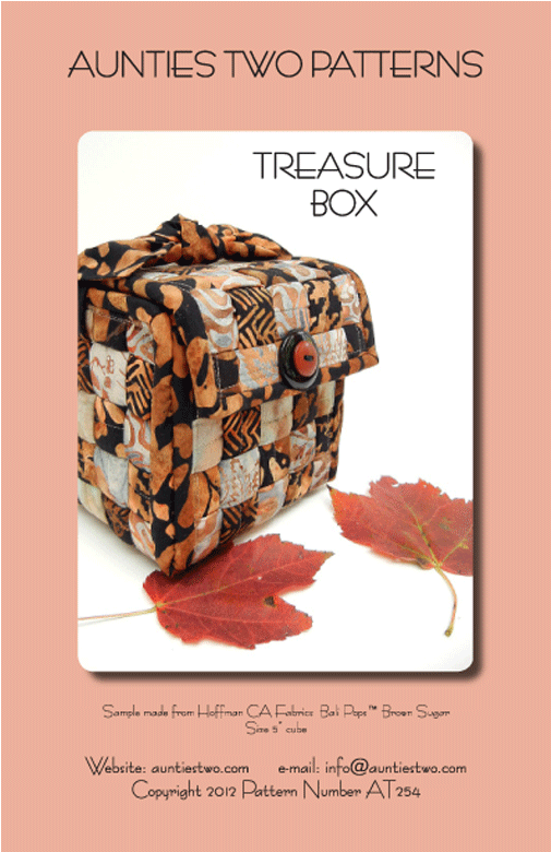 At254 Treasure Box - Aunties Two Patterns-treasure Box (1170x779), Png Download