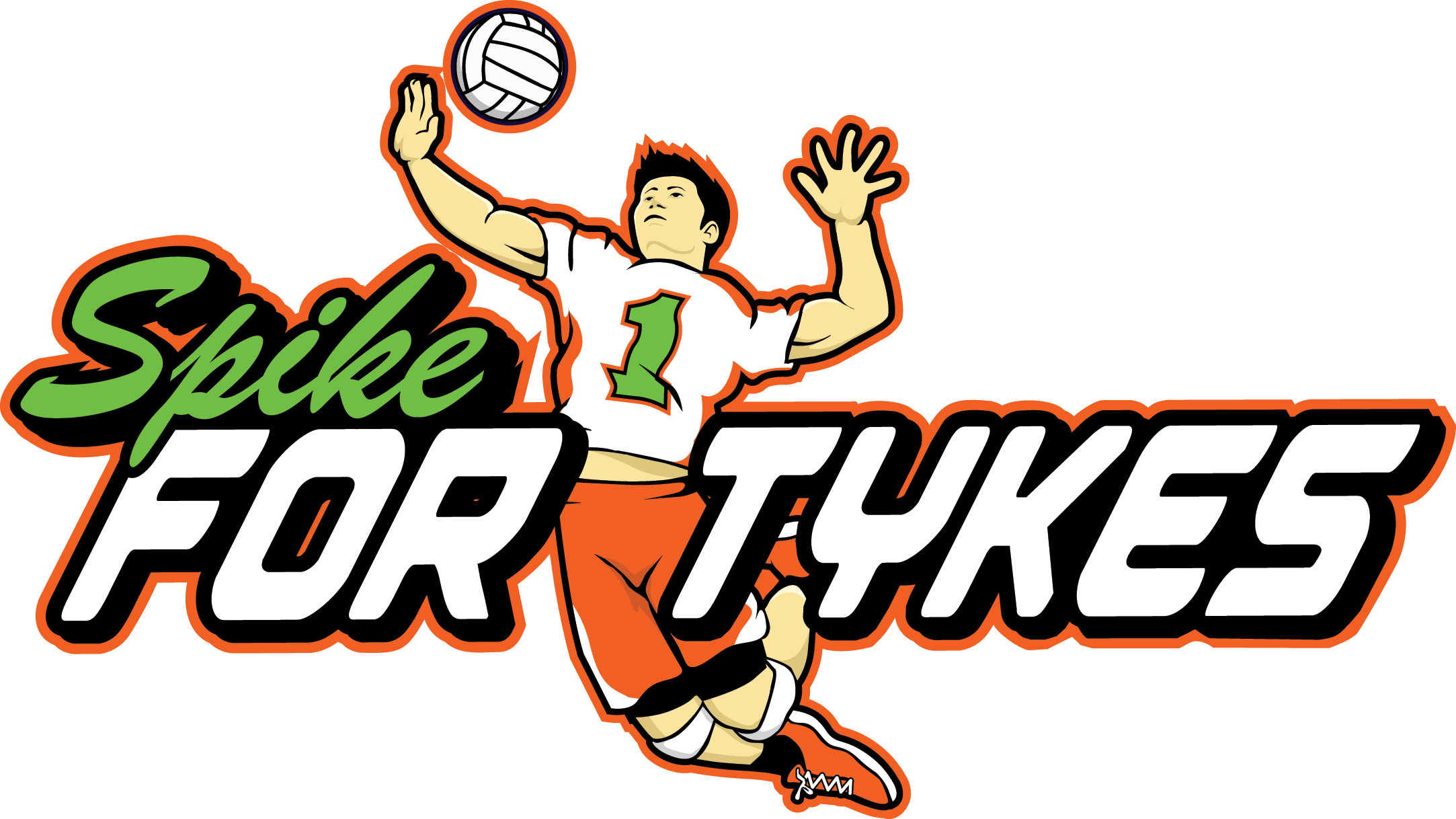 Logo Wide - Volleyball Logo 2018 (2166x1218), Png Download