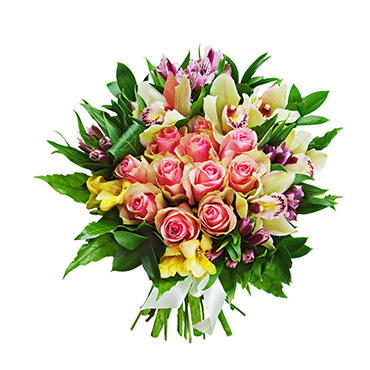 Flower Bouquet (370x370), Png Download