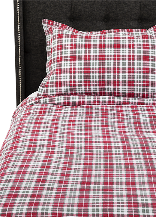 Image For Cover Set With Plaid Patterns - Duvet Cover (519x804), Png Download