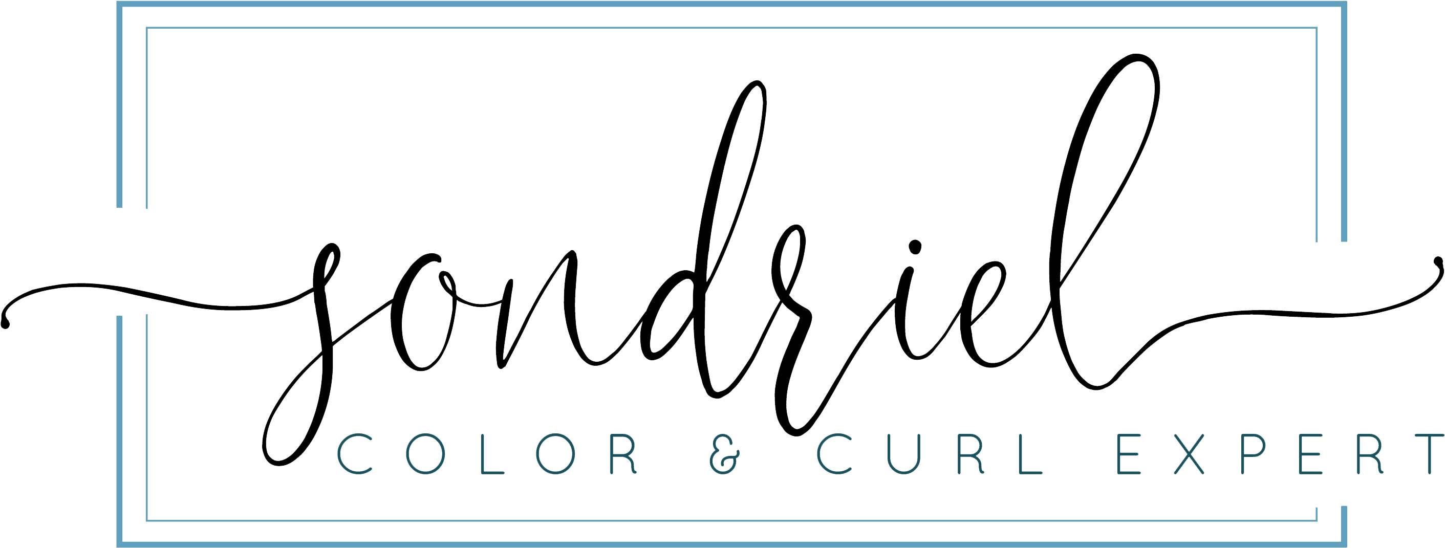 “curls Have A Life Of Their Own - Logo (2921x1246), Png Download