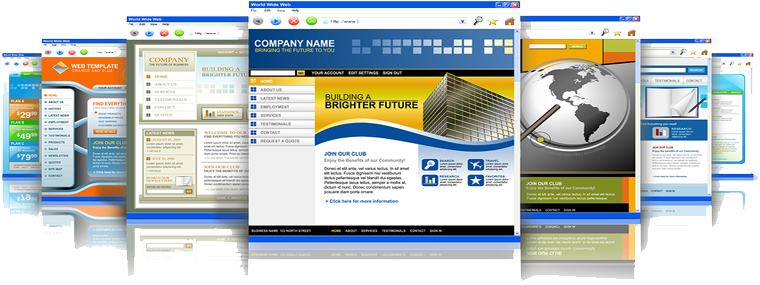 Web Pages - Pages Web (900x327), Png Download