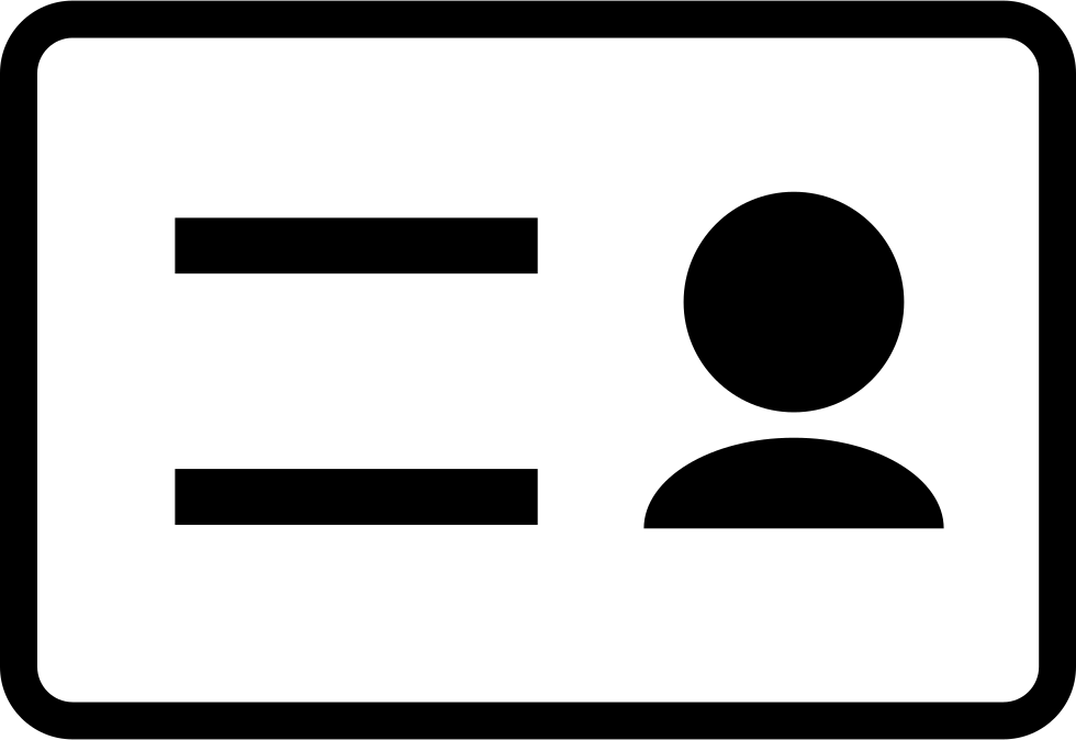 Download Business Card Comments Menu Icon Square Png Image With