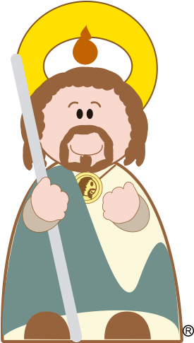 San Judas Tadeo - San Judas Animado Png (420x520), Png Download