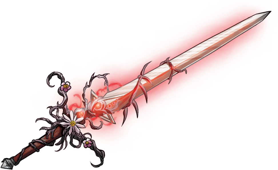 Hellroot Broadsword By Self-replica - Magic Weapon Png (1024x614), Png Download