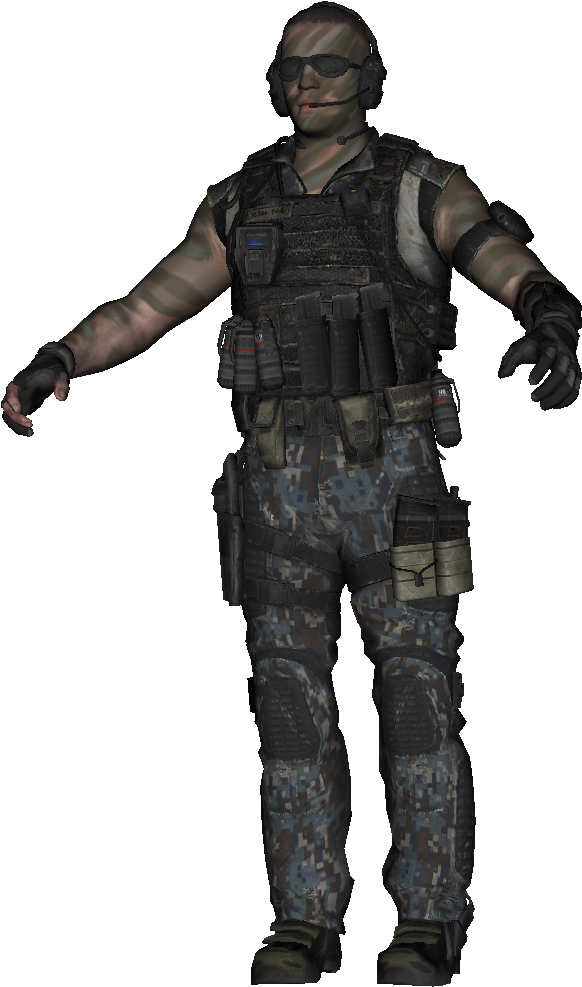 Seal Team Six Smg Model Boii - Black Ops 2 Seals Smg (598x1008), Png Download