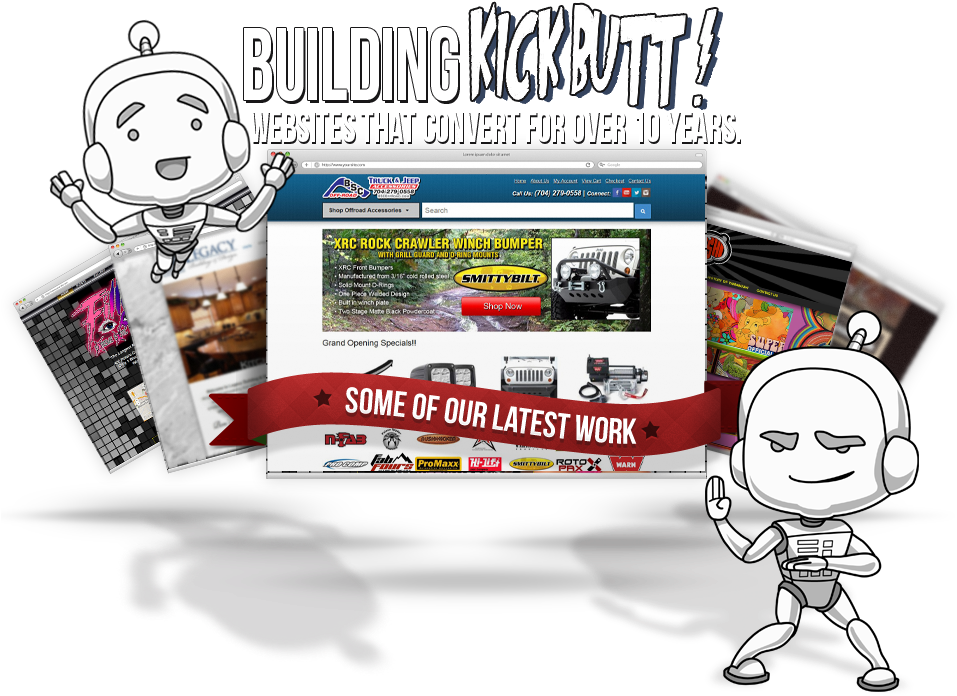 Kick Butt Web Design - The Clever Robot Inc. (960x706), Png Download