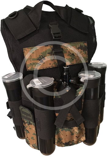 Black Tactical Backpacker - Diaper Bag (600x600), Png Download