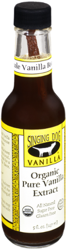 Singing Dog Vanilla Sugar & Gluten Free Organic Pure - Singing Dog Vanilla Extract - 5 Fl Oz Bottle (600x600), Png Download