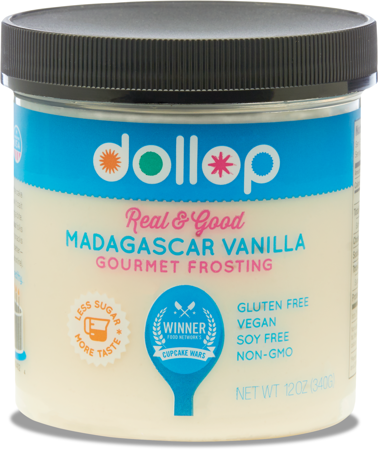 Madagascar Vanilla Frosting Spread - Dollop Gourmet (2048x2048), Png Download