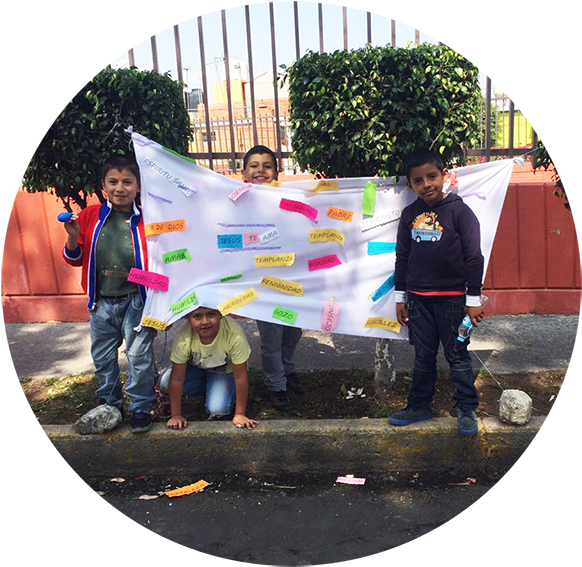 Nuestros Niños - Child (600x583), Png Download
