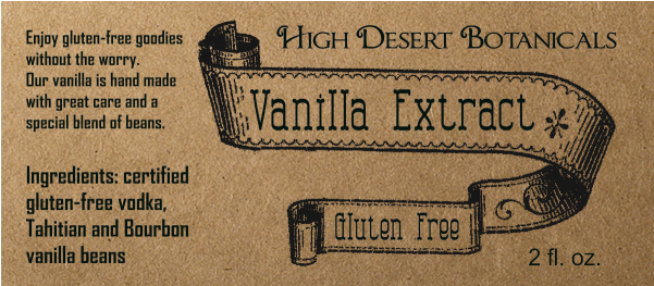 Gluten Free Vanilla Extract - Poster (600x600), Png Download