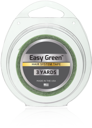 Easy Green Tape Rolls - Yeşil Protez Saç Bandı 3 Metre Rulo (384x480), Png Download
