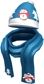 Snowman Scarf & Beanie - Scarf (420x420), Png Download
