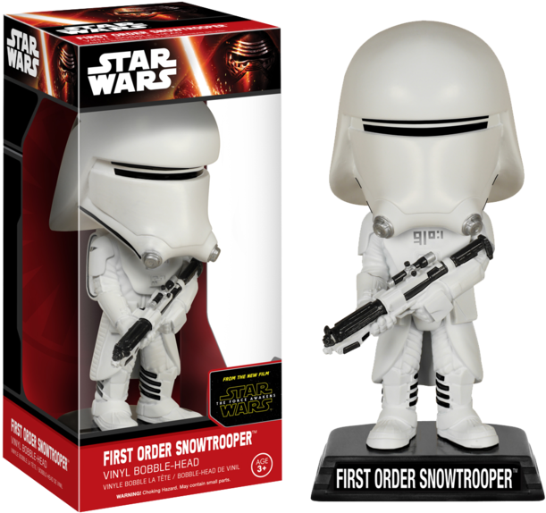 First Order Snowtrooper Wacky Wobbler - Bobble Head Star Wars (630x600), Png Download