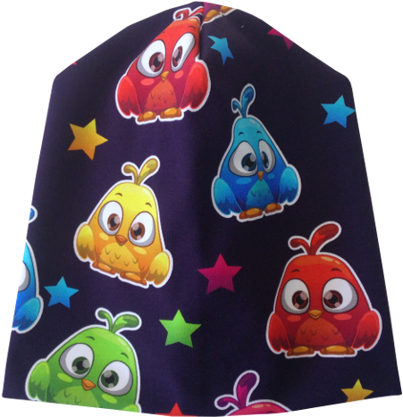 Wrinkled Beanie For Kids, Owls - Sampsukka (500x500), Png Download