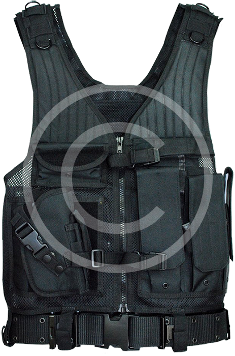 Paintball Combat Bulletproof Vest - Vest (1000x1000), Png Download