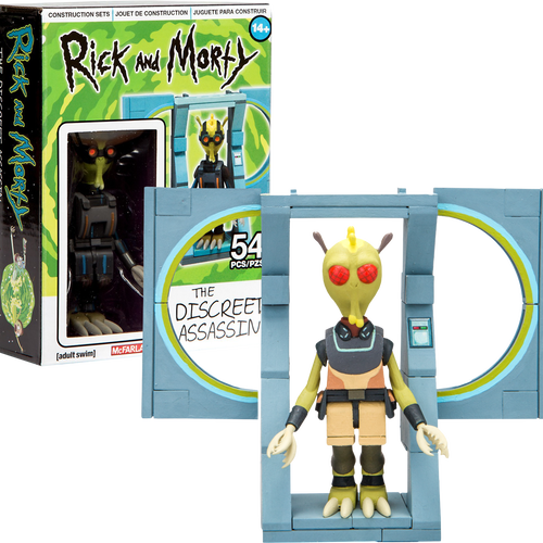 Krombopulos Michael Micro Construction Set - Mcfarlane Builds Rick And Morty (500x500), Png Download