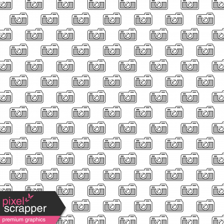 Paper Templates - Fun 1 - 011 Camera - Digital Scrapbooking (456x456), Png Download