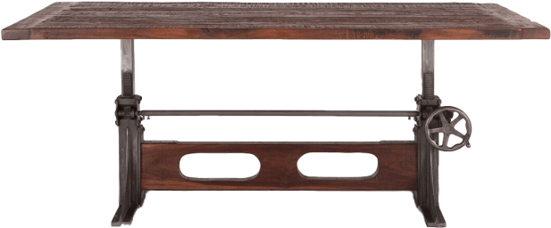 Timber Lodge 84” Dining Table - Table (651x418), Png Download