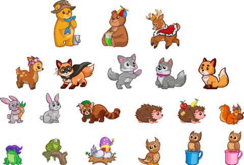 Click To See Printable Version Of Baby Animals Printable - Free Printable Animal Stickers (480x324), Png Download