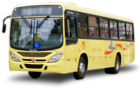 Img-onibus2 - Airport Bus (450x290), Png Download