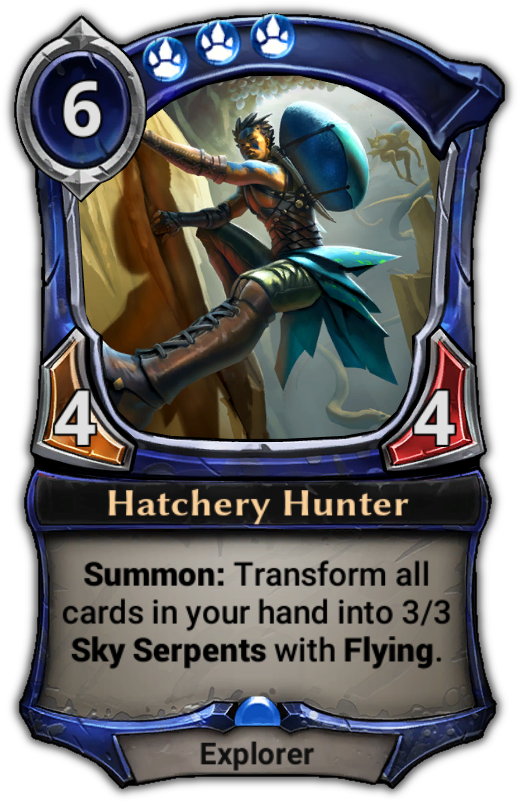 Hatchery Hunter - Witching Hour Eternal Card Game (529x801), Png Download