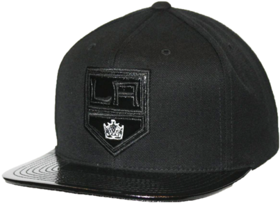 Los Angeles Kings Black On Black Snapback Hat - Jordan Jumpman Pro Aj 10 (421x480), Png Download