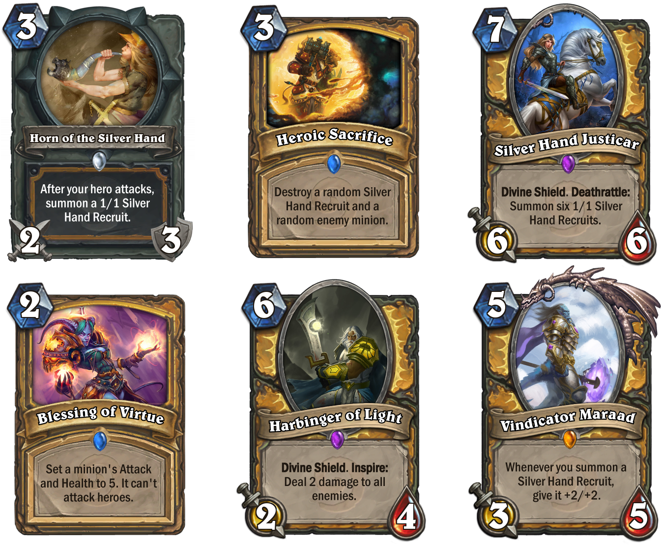 "the Order Of The Silver Hand Comes For You - Divine Shield Silver Hand Recruit (1400x1200), Png Download