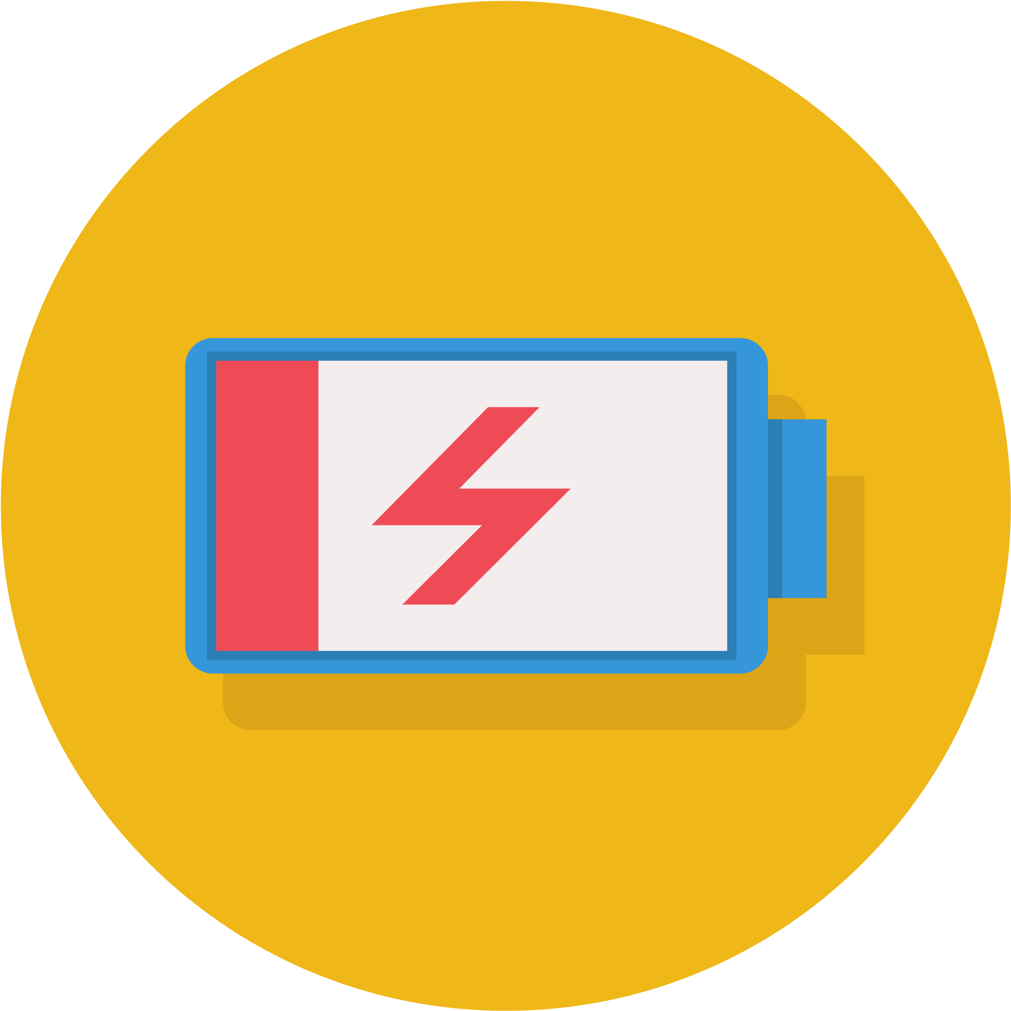 What You Should Do To Extend Your Phone's Battery Life - Battery Drain Icon (2480x2480), Png Download