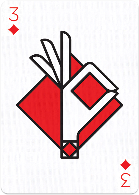 Each Card In This Deck Reflects The Vision Of Its Creator - Playing Card Logo Minimal (700x700), Png Download