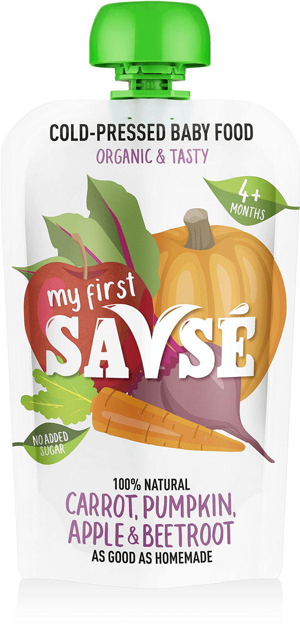 My First Savse Carrot Pumpkin Apple And Beetroot - My First Savse Blueberry, Prune, Plum, Apple (1000x1333), Png Download