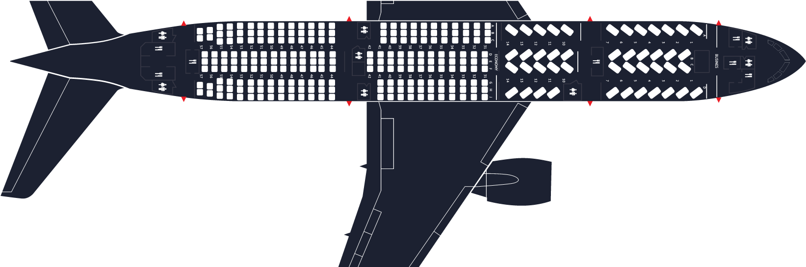 [64] Boeing States That The 777 Fleet Has A Dispatch - Boeing B777 Geniş Gövde (1689x700), Png Download