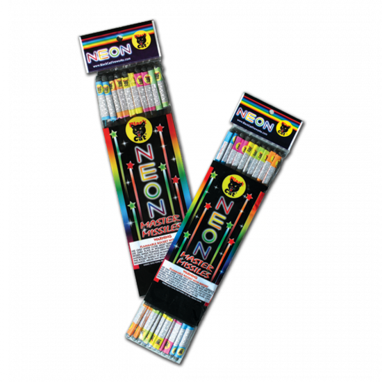 Neon Master Missiles - Missile (550x550), Png Download
