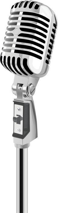 Packages Can Cost Between £200 £500 Depending On Each - Retro Microphone (192x696), Png Download