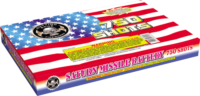 Home/products/saturn Missile Battery 750 Shots - 750 Shot Saturn Missile (700x339), Png Download