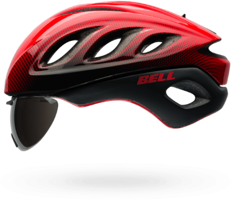 Bell Star Pro Shield Helmet Red/black Blur - Bell Star Pro Shield Red/black Medium (1120x840), Png Download