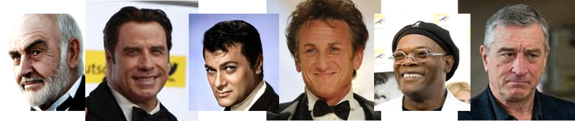 Sean Connery - John Travolta - Tony Curtis - Sean Penn - Samuel L. Jackson Handbook - Everything You Need (1133x240), Png Download