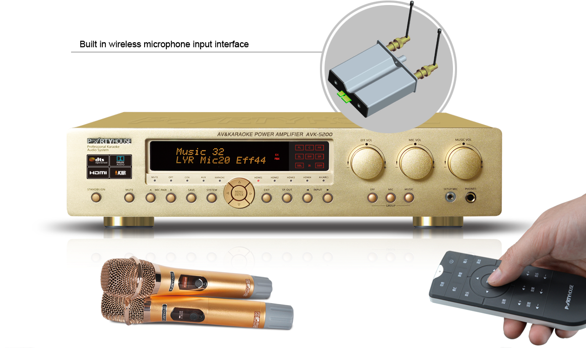 Wireless Microphone Interface - Dolby Digital (1190x710), Png Download