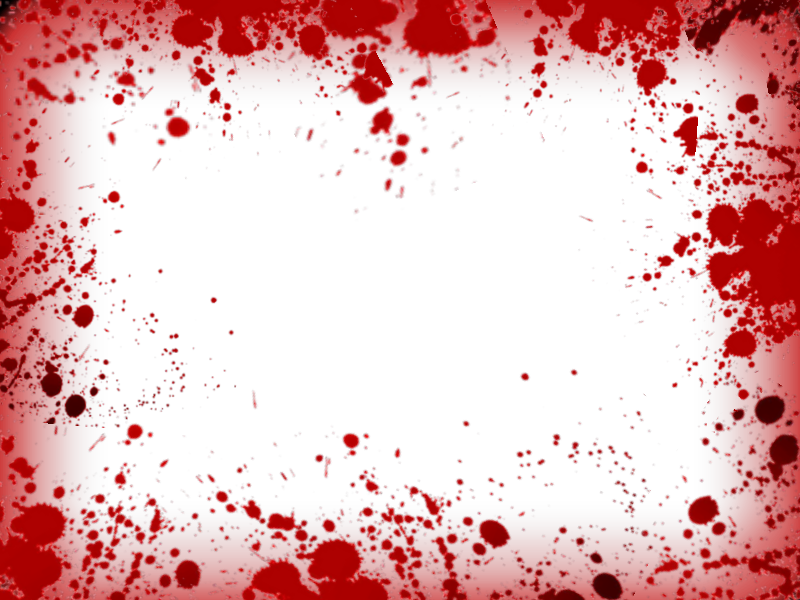 Download Blood On Screen Png - Blood Frame Png PNG Image with No