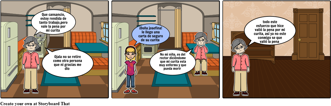 La Cocinera - Storyboard (1164x385), Png Download