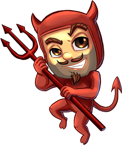 Devil Outfit - Draw Barry Steakfries (650x650), Png Download